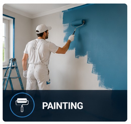 Painting service illustration