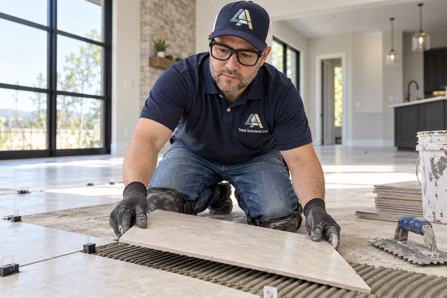 Flooring service illustration